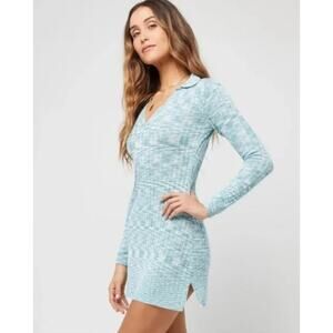 L*Space Light Blue Midi Dress